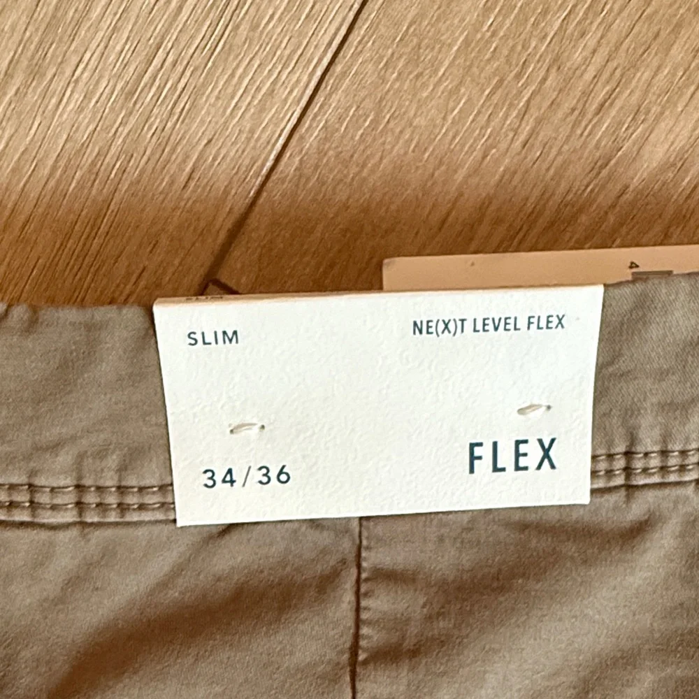 American Eagle Outfitters Men's Khaki Chinos NWT size 34x36 next level flex slim - Picture 5 of 5